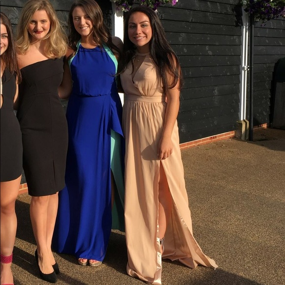 Jay Godfrey long tan nude dress - Picture 2 of 3